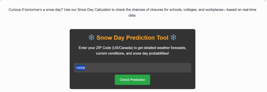 ENter you zip code